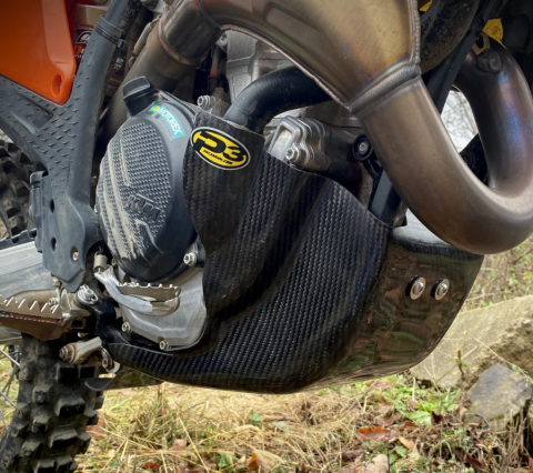 KTM250EXC-F'25-26 P3 Carabon Skid Plate (No Linkage)